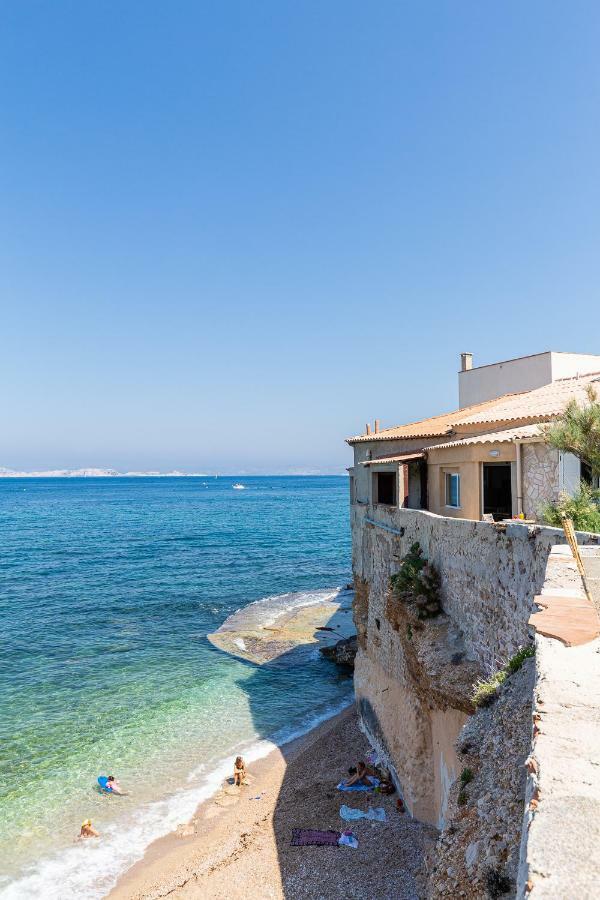 Le Grand Bleu- Superbe Maison Avec Terrasse Vue Sur Mer Marseille Exterior photo
